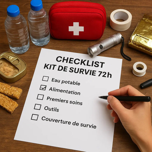 Checklist kit de survie 72h