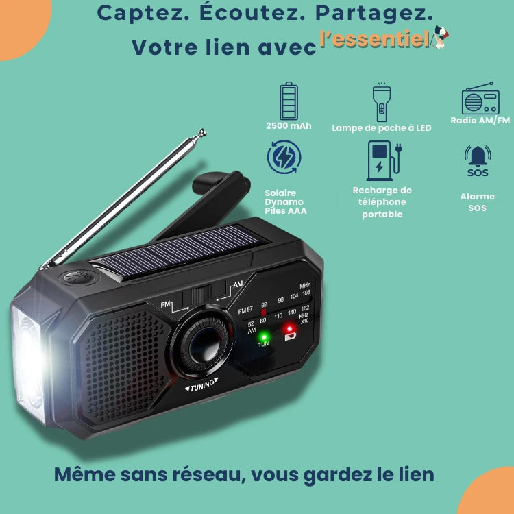 Sac de survie « 72H Résilience »  – 130 pièces pour tenir l’imprévu