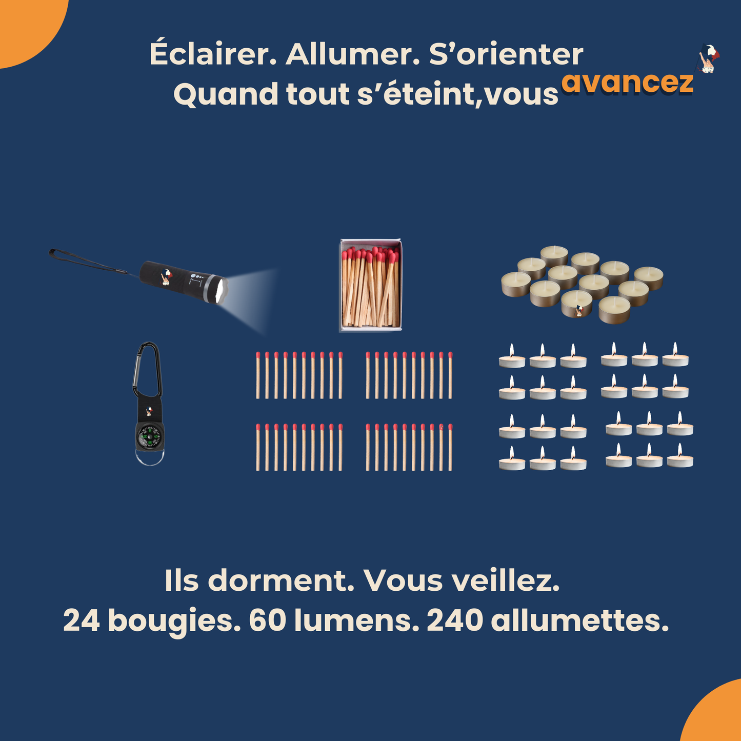 Sac de survie « 72H Résilience »  – 130 pièces pour tenir l’imprévu